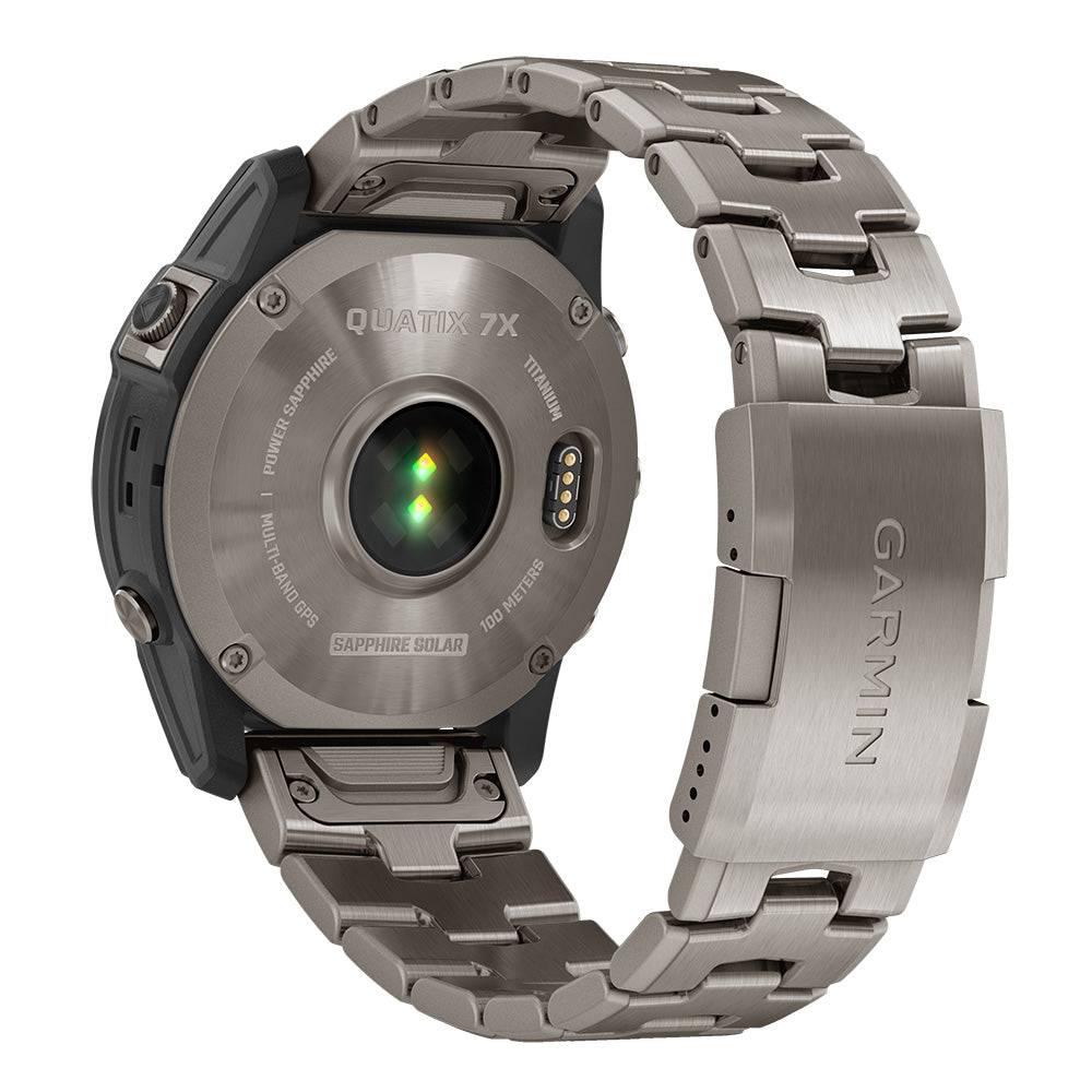 Garmin quatix 7 - Solar Edition Marine GPS Smartwatch w/Solar Charging [010-02541-60] - Twin Screws Marine Service
