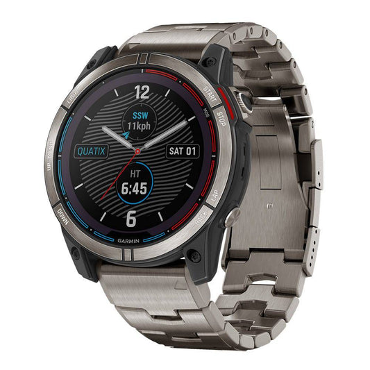 Garmin quatix 7 - Solar Edition Marine GPS Smartwatch w/Solar Charging [010-02541-60] - Twin Screws Marine Service