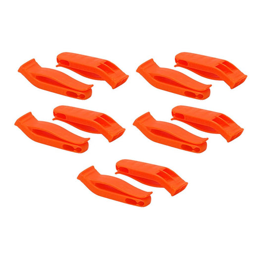 Mustang Signal Whistle - Orange *10-Pack [MAWSTL10-2-0-101] - Twin Screws Marine Service