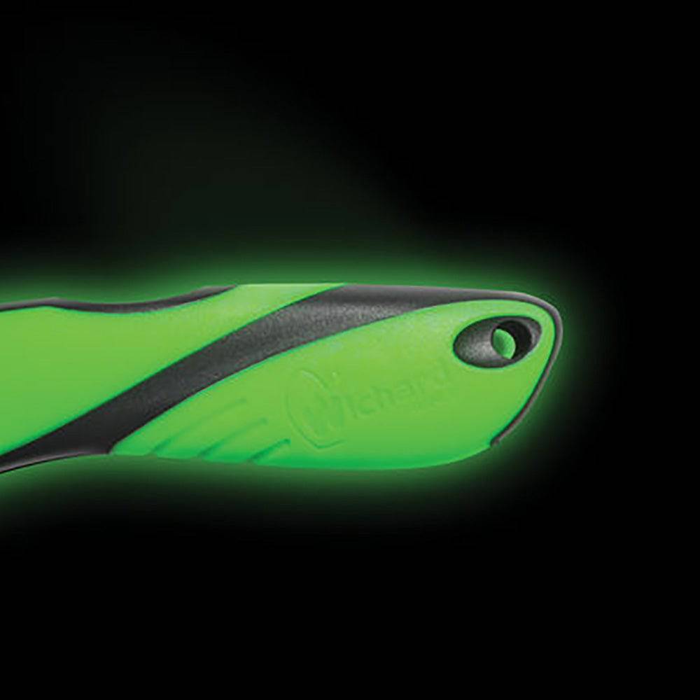 Wichard Offshore Knife - Serrated Blade - Shackler/Spike - Fluorescent [10122] - Twin Screws Marine Service