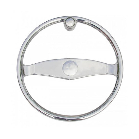 Schmitt Marine - Ongaro Wheel - 15.5" w/Knob for 3/4" Teleflex Tapered Shaft [50003] - Twin Screws Marine Service