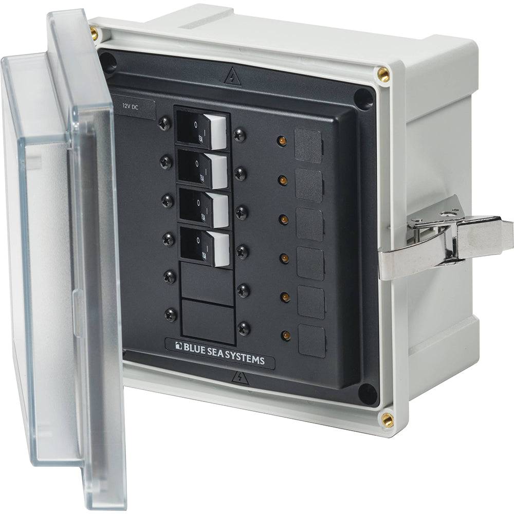 Blue Sea 3134 - SMS Panel Enclosure w/4 Branch (12/24V) - 12/24V DC [3134] - Twin Screws Marine Service