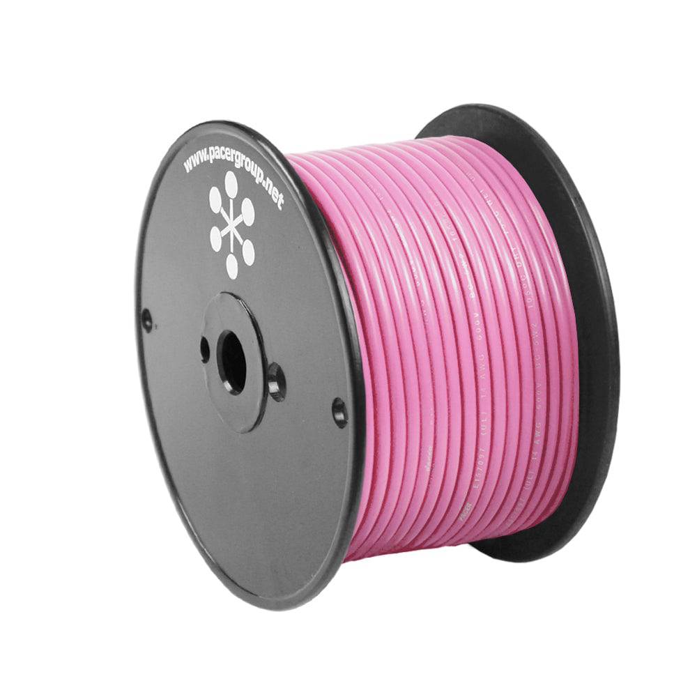 Pacer Pink 16 AWG Primary Wire - 100 [WUL16PK-100] - Twin Screws Marine Service