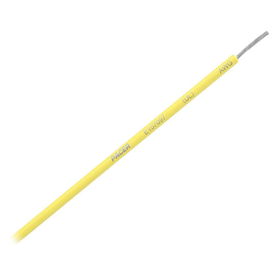 Pacer Yellow 14 AWG Primary Wire - 25 [WUL14YL-25] - Twin Screws Marine Service