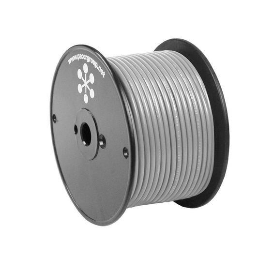 Pacer Grey 10 AWG Primary Wire - 100 [WUL10GY-100] - Twin Screws Marine Service