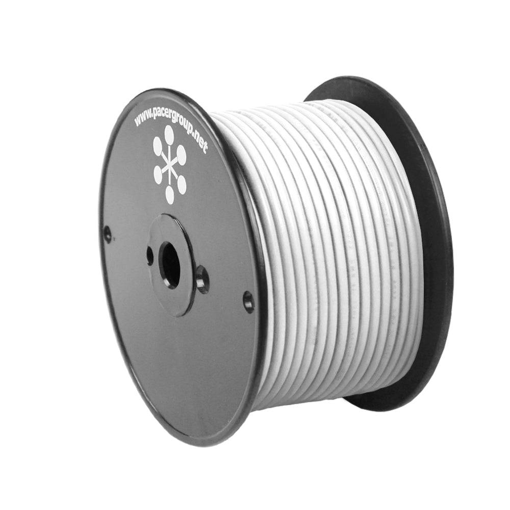 Pacer White 8 AWG Primary Wire - 100 [WUL8WH-100] - Twin Screws Marine Service