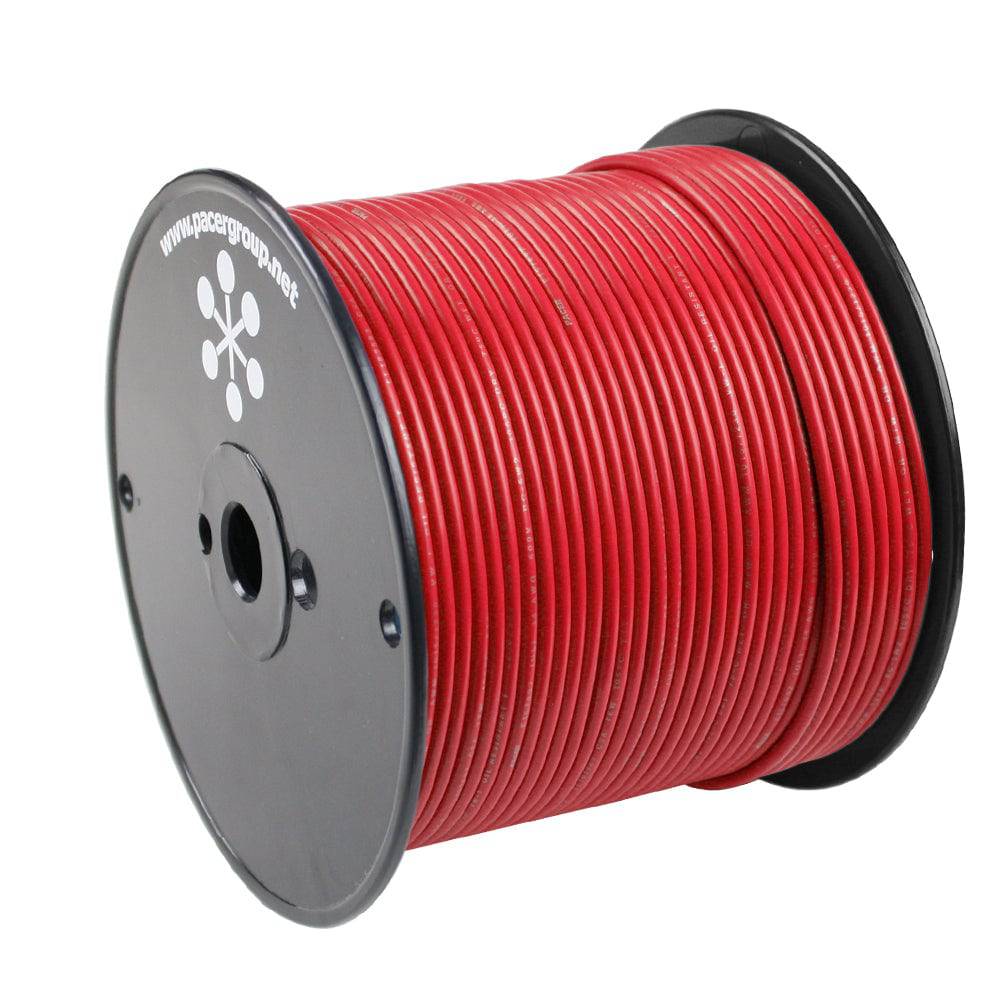 Pacer Red 8 AWG Primary Wire - 500 [WUL8RD-500] - Twin Screws Marine Service