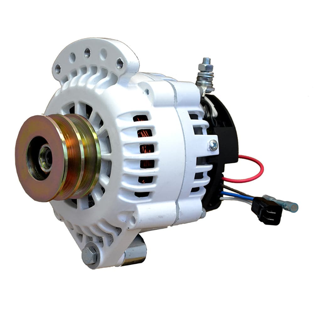 Balmar Alternator 120 AMP 12V 1-2" Single Foot Spindle Mount Dual Vee Pulley w/Isolated Ground [621-120-DV] - Twin Screws Marine Service