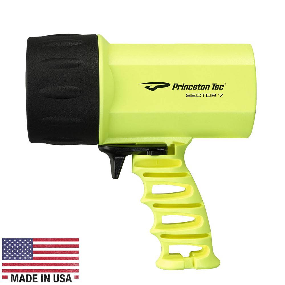 Princeton Tec Sector 7 LED Spotlight - Neon Yellow [S722-NY] - Twin Screws Marine Service