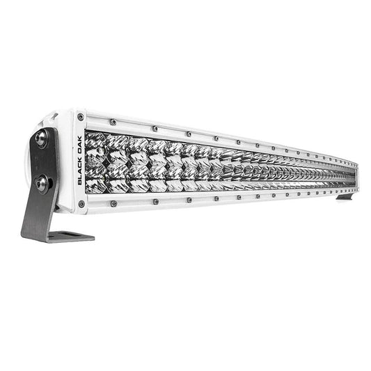 Black Oak Pro Series 3.0 Curved Double Row 40" LED Light Bar - Combo Optics - White Housing [40CCM-D5OS] - Twin Screws Marine Service