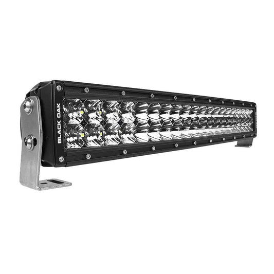 Black Oak Pro Series 3.0 Curved Double Row 20" LED Light Bar - Combo Optics - Black Housing [20CC-D5OS] - Twin Screws Marine Service