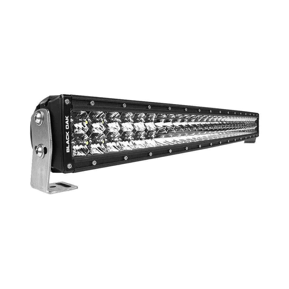 Black Oak Pro Series 3.0 Curved Double Row 30" LED Light Bar - Combo Optics - Black Housing [30CC-D5OS] - Twin Screws Marine Service