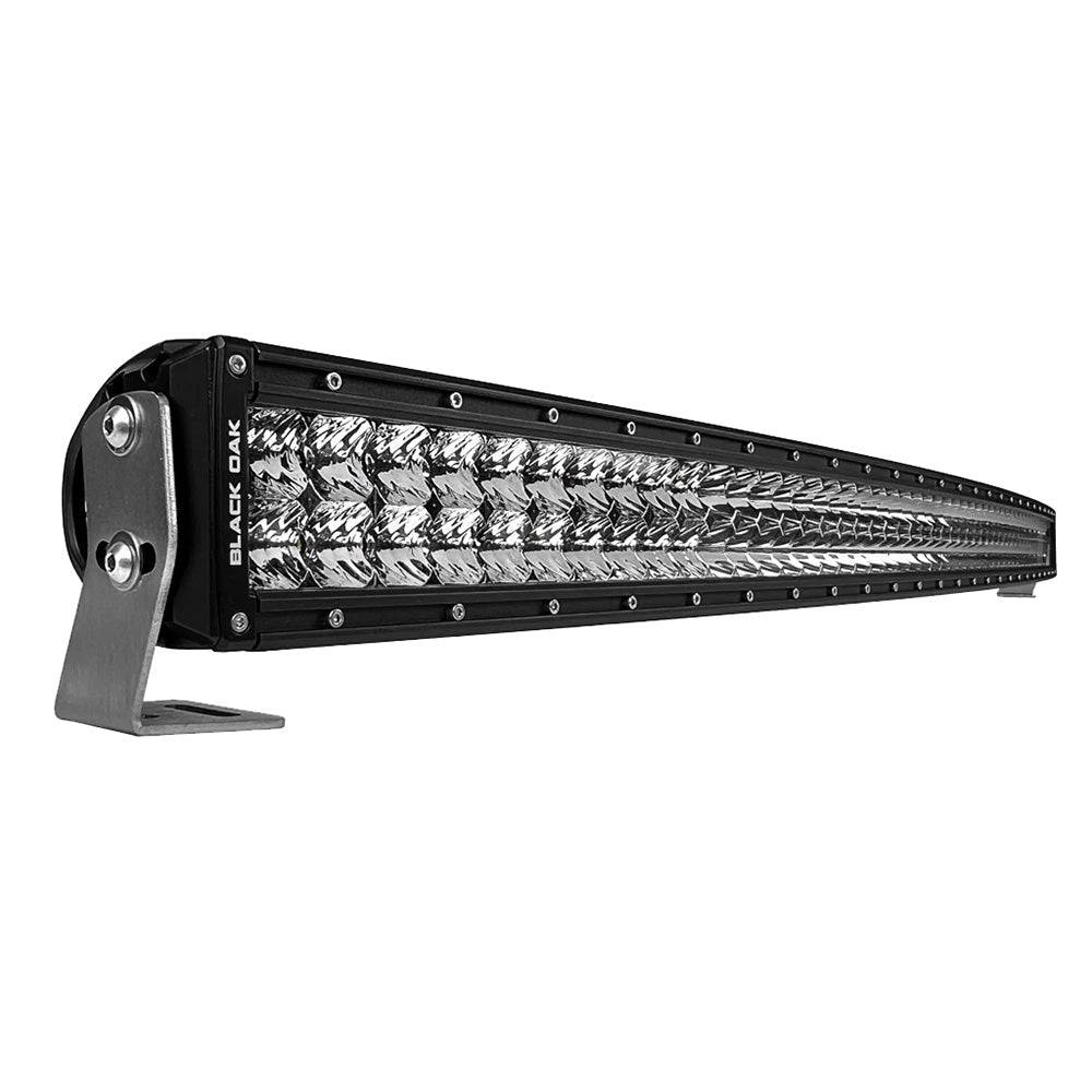 Black Oak Pro Series 3.0 Curved Double Row 40" LED Light Bar - Combo Optics - Black Housing [40CC-D5OS] - Twin Screws Marine Service