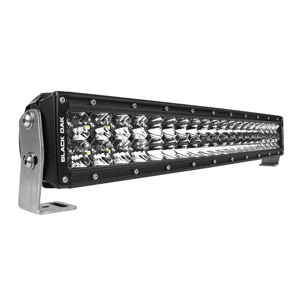 Black Oak Pro Series 3.0 Double Row 20" LED Light Bar - Combo Optics - Black Housing [20C-D5OS] - Twin Screws Marine Service