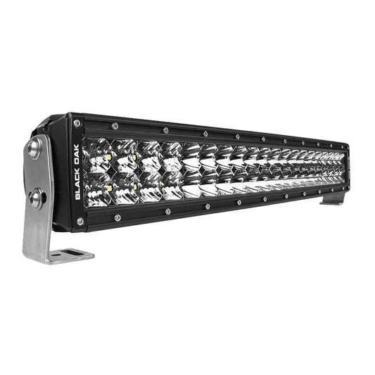 Black Oak Pro Series 3.0 Double Row 20" LED Light Bar - Combo Optics - Black Housing [20C-D5OS] - Twin Screws Marine Service