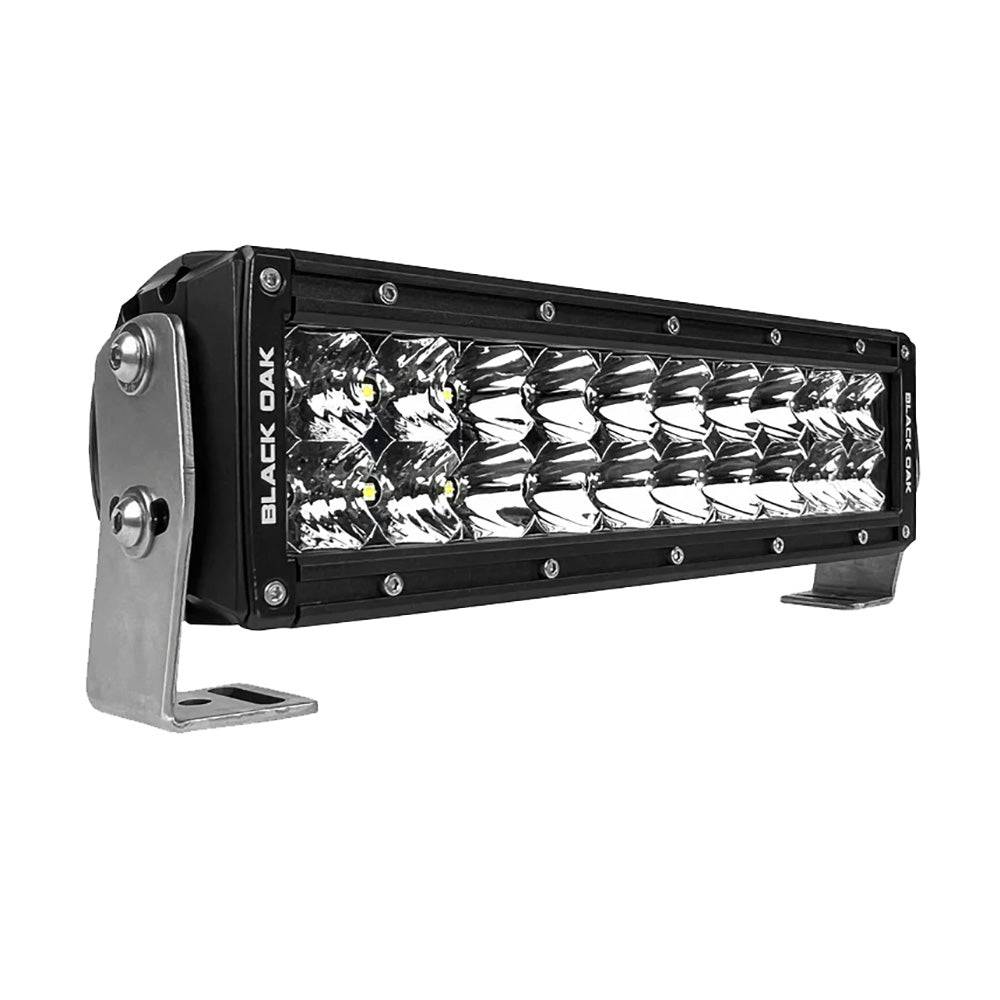 Black Oak Pro Series 3.0 Double Row 10" LED Light Bar - Combo Optics - Black Housing [10C-D5OS] - Twin Screws Marine Service