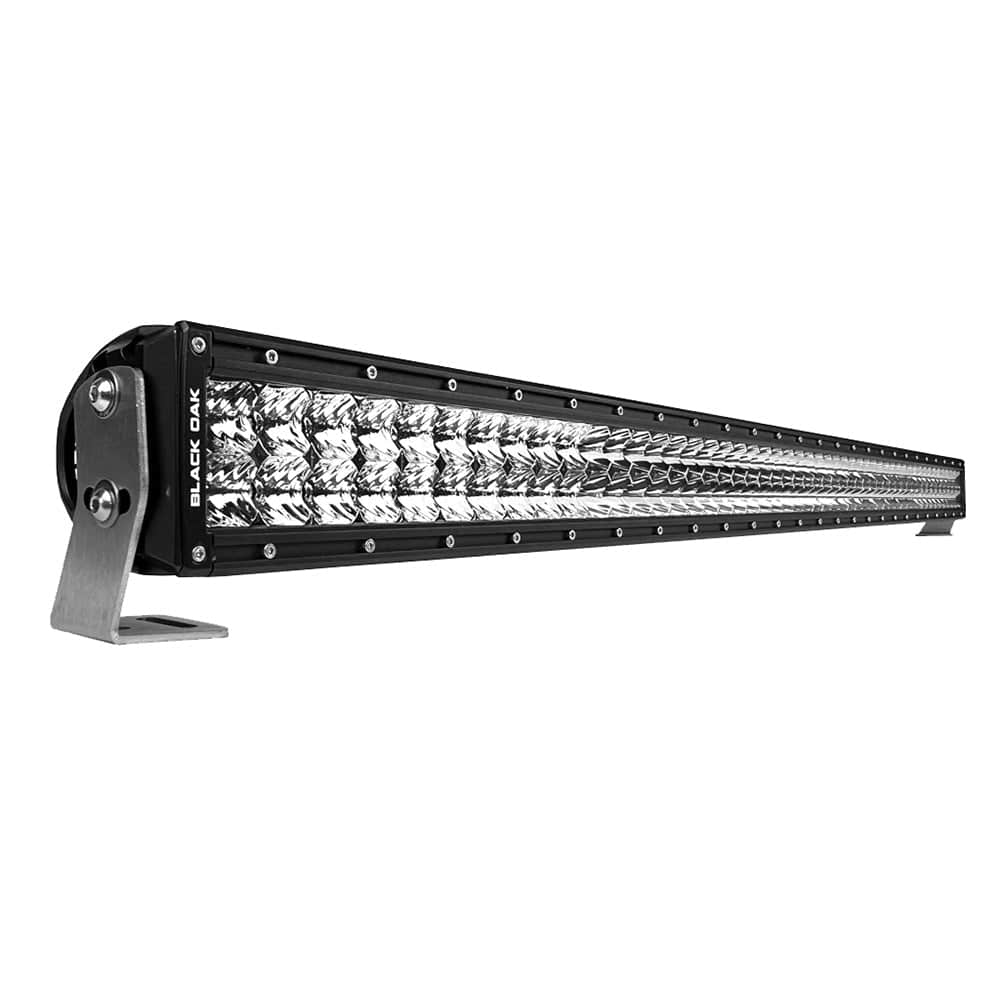 Black Oak Pro Series 3.0 Double Row 50" LED Light Bar - Combo Optics - Black Housing [50C-D5OS] - Twin Screws Marine Service