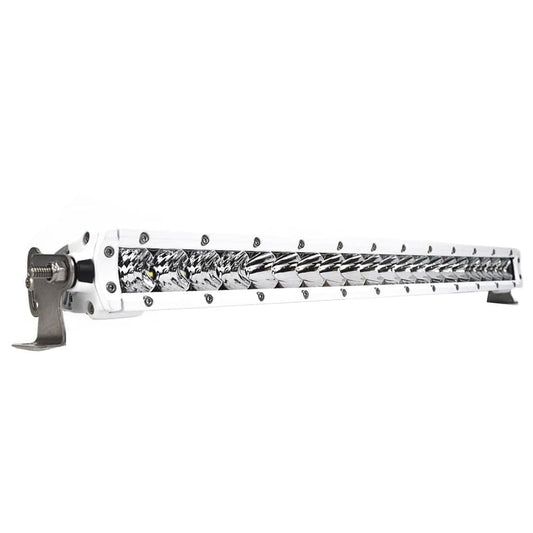 Black Oak Pro Series 3.0 Single Row 20" LED Light Bar - Combo Optics - White Housing [20CM-S5OS] - Twin Screws Marine Service
