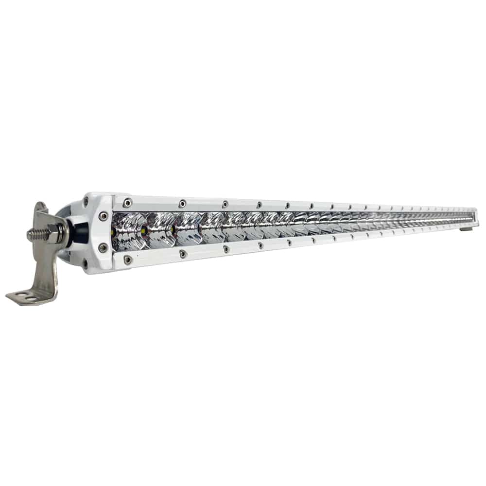 Black Oak Pro Series 3.0 Single Row 40" LED Light Bar - Combo Optics - White Housing [40CM-S5OS] - Twin Screws Marine Service