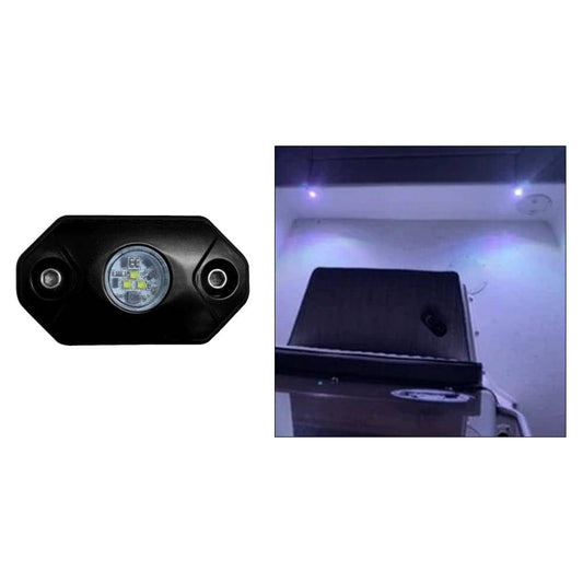 Black Oak Rock Accent Light - White - Black Housing [RL-W] - Twin Screws Marine Service