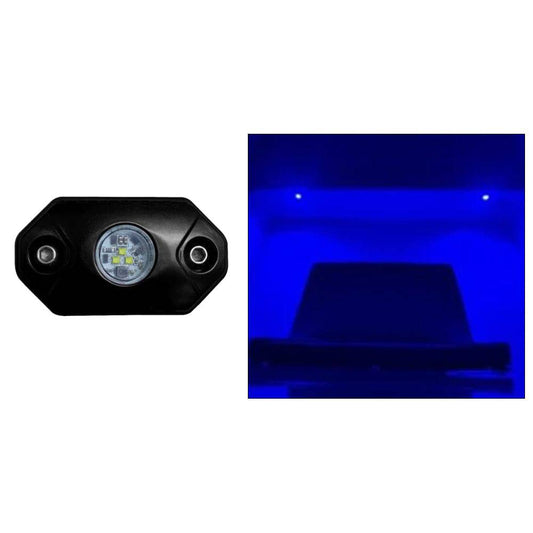 Black Oak Rock Accent Light - Blue - Black Housing [RL-B] - Twin Screws Marine Service