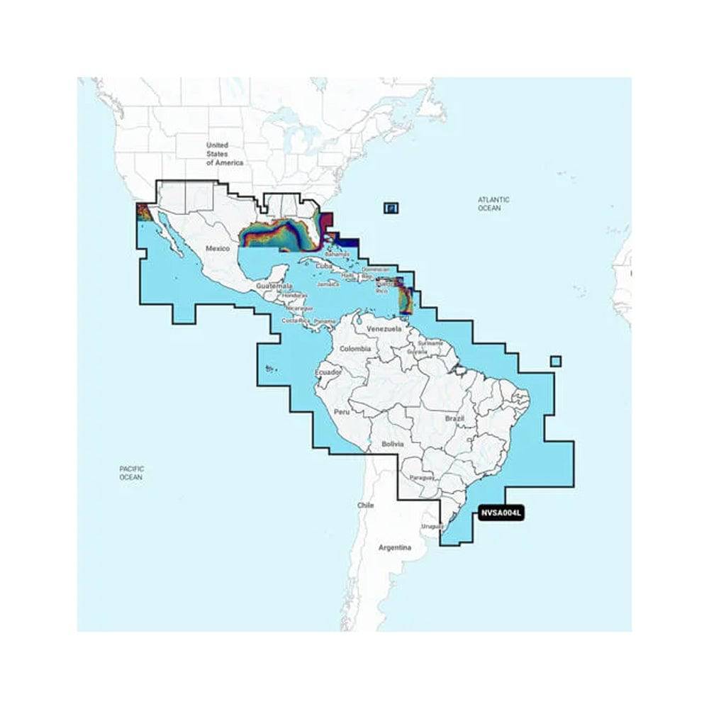 Garmin Navionics Vision+ NVSA004L -Mexico, the Caribbean to Brazil - Inland  Coastal Marine Charts [010-C1285-00] - Twin Screws Marine Service