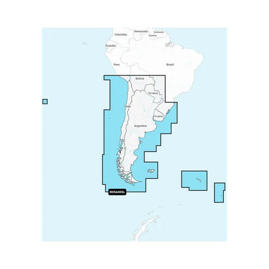 Garmin Navionics Vision+ NVSA005L - Chile, Argentina  Easter Island - Marine Charts [010-C1286-00] - Twin Screws Marine Service