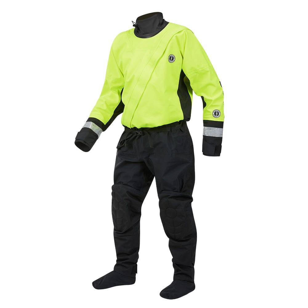 Mustang MSD576 Water Rescue Dry Suit - Fluorescent Yellow Green-Black - Medium [MSD57602-251-M-101] - Twin Screws Marine Service