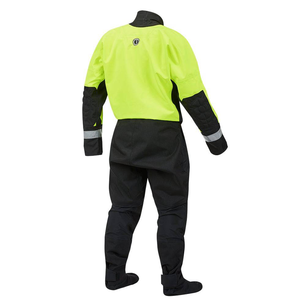 Mustang MSD576 Water Rescue Dry Suit - Fluorescent Yellow Green-Black - Large [MSD57602-251-L-101] - Twin Screws Marine Service