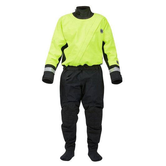 Mustang MSD576 Water Rescue Dry Suit - Fluorescent Yellow Green-Black - XL [MSD57602-251-XL-101] - Twin Screws Marine Service