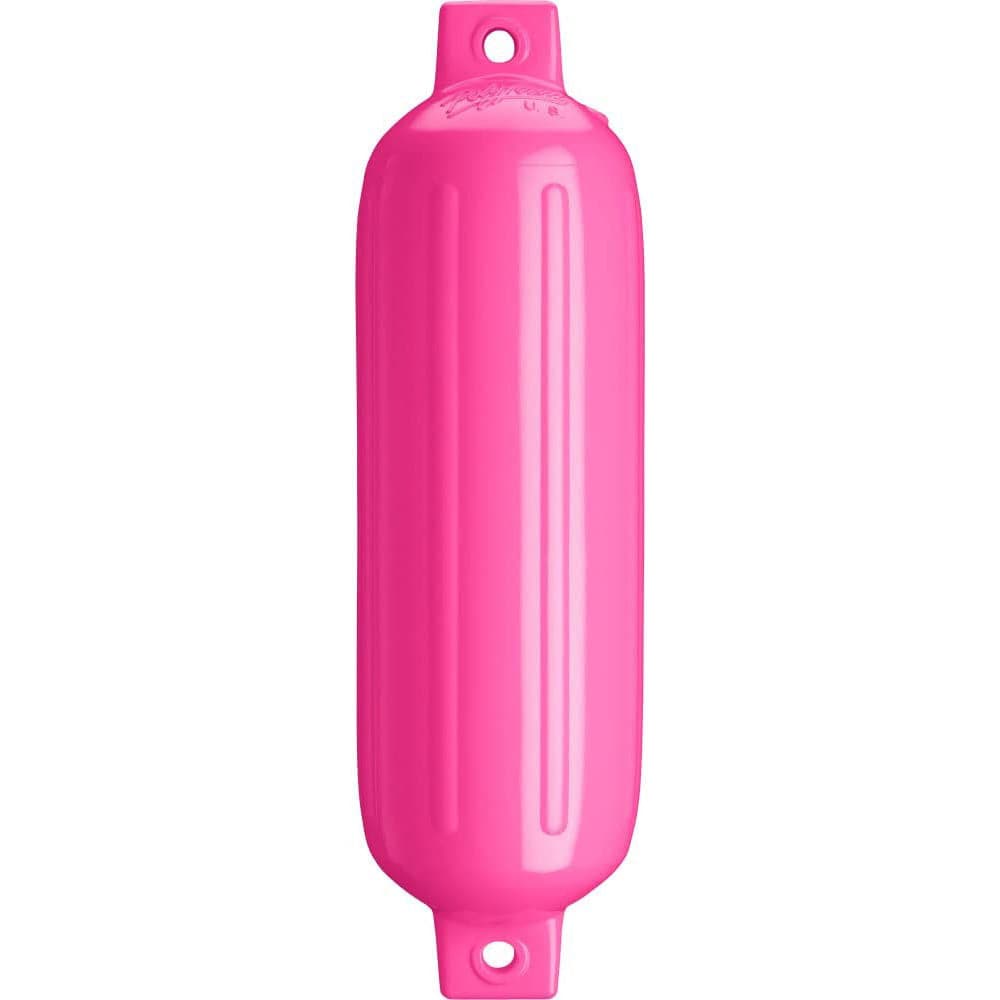 Polyform G-3 Twin Eye Fender 5.5" x 19" - Pink [G-3-PINKWO] - Twin Screws Marine Service