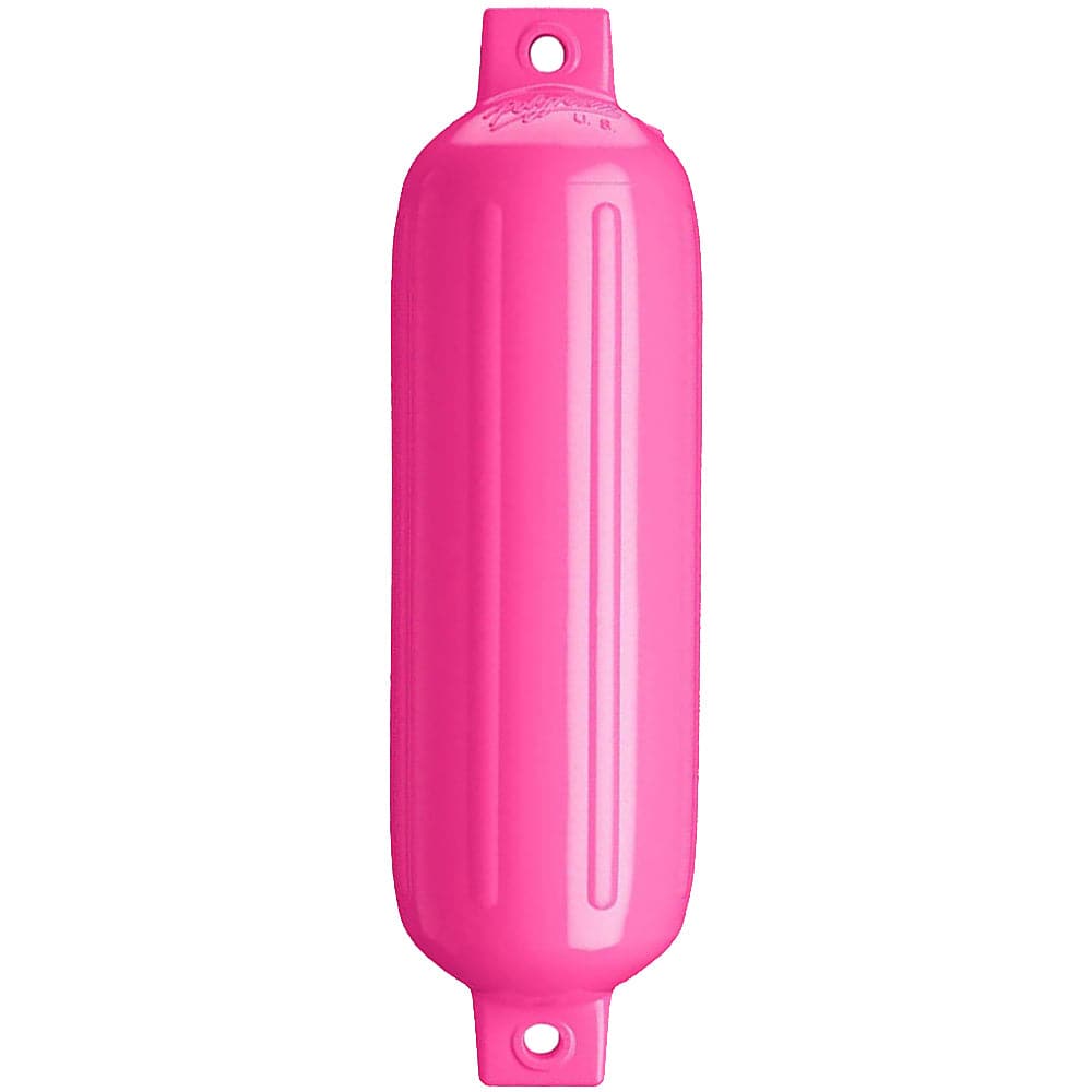 Polyform G-5 Twin Eye Fender 8.8" x 26.8" - Pink [G-5-PINKWO] - Twin Screws Marine Service