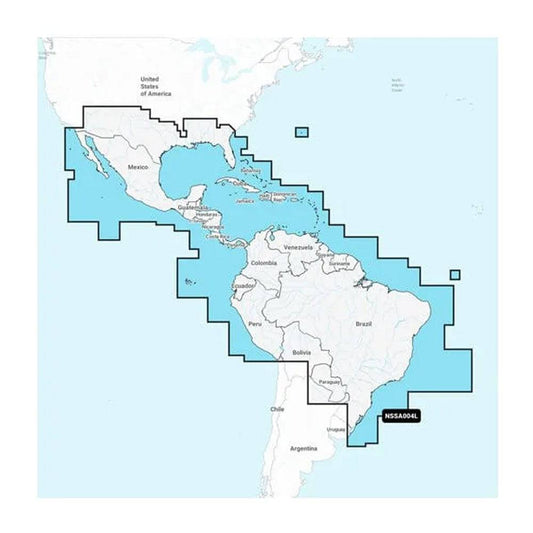 Garmin Navionics+ NSSA004L - Mexico, the Caribbean to Brazil - Inland  Coastal Marine Chart [010-C1285-20] - Twin Screws Marine Service