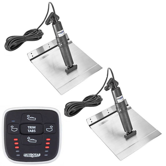 Lectrotab XKA Aluminum Alloy Trim Tab Kit w/MLC-1 Control - 12 x 9 [XKASML12X9A] - Twin Screws Marine Service