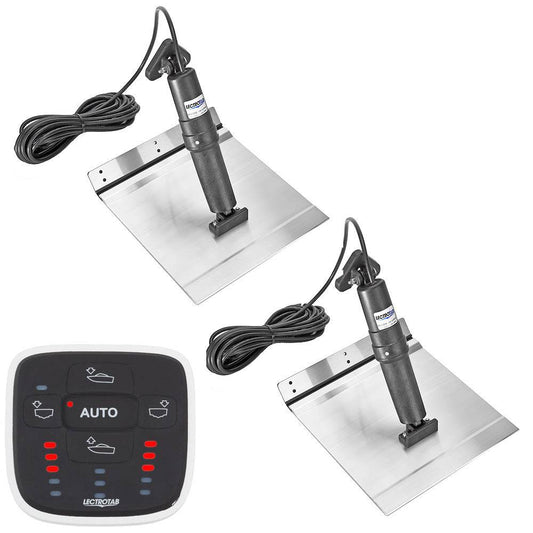 Lectrotab XKA Aluminum Alloy Trim Tab Kit w/ALC-1 Control - 12 x 12 [XKASAL12X12A] - Twin Screws Marine Service
