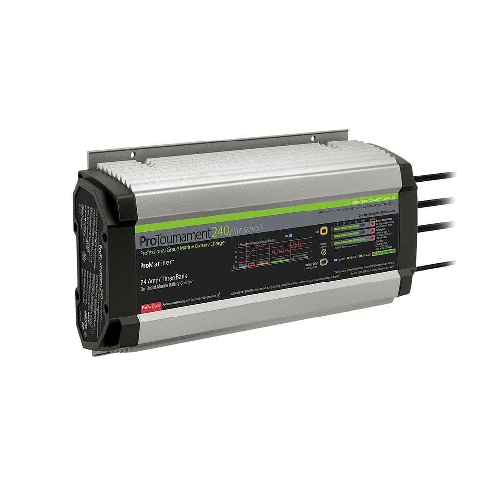 ProMariner ProTournament 240 Elite Series3 3-Bank On-Board Marine Battery Charger [53243] - Twin Screws Marine Service