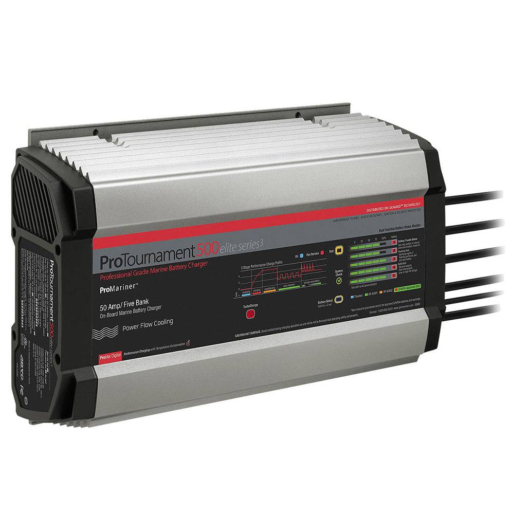 ProMariner ProTournament 500 Elite Series3 5-Bank On-Board Marine Battery Charger [53505] - Twin Screws Marine Service