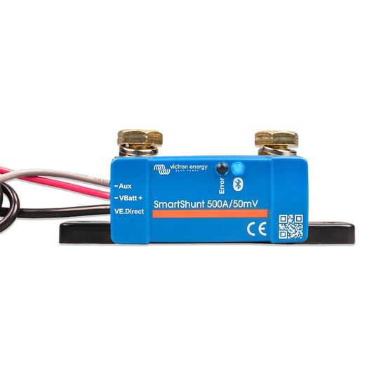 Victron SmartShunt 500A/50MV IP65 Bluetooth Battery Monitor [SHU065150050] - Twin Screws Marine Service