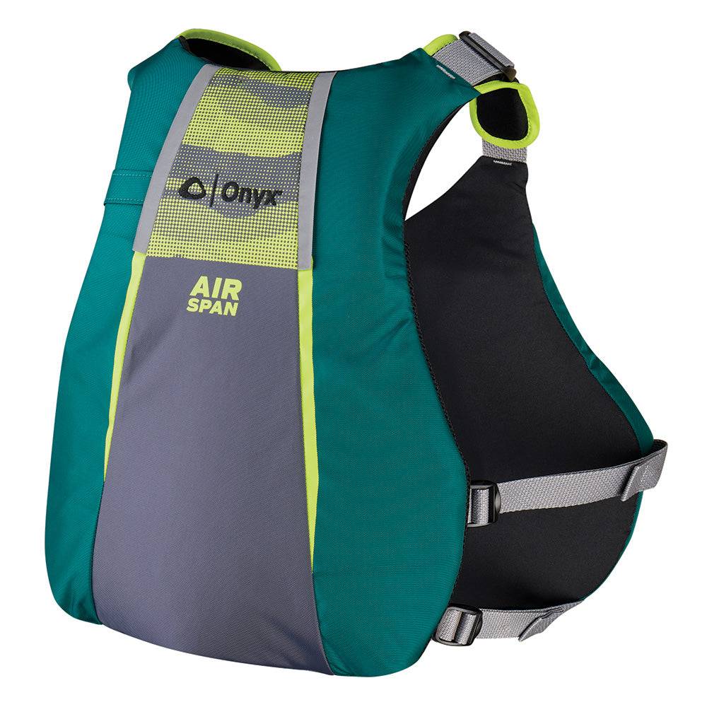 Onyx Airspan Angler Life Jacket - M/L - Green [123200-400-040-23] - Twin Screws Marine Service