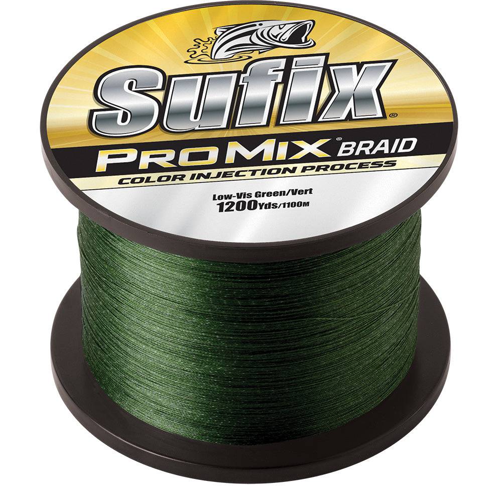 Sufix ProMix Braid - 10lb - Low-Vis Green - 1200 yds [630-310G] - Twin Screws Marine Service