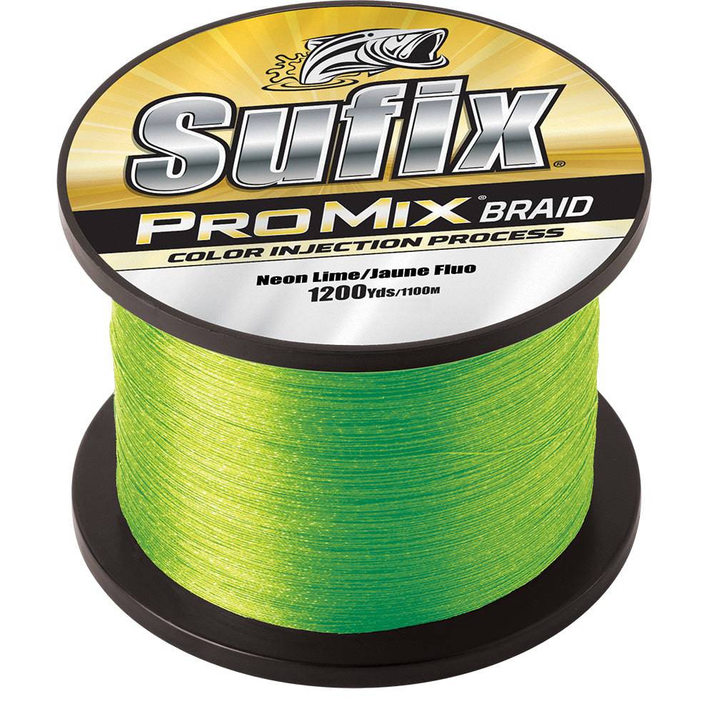Sufix ProMix Braid - 40lb - Neon Lime - 1200 yds [630-340L] - Twin Screws Marine Service