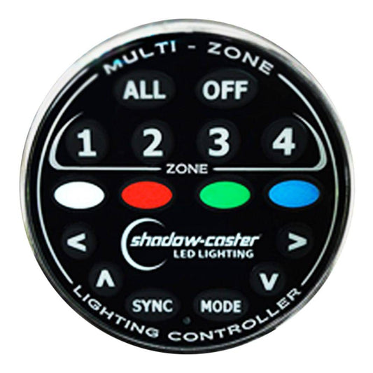 Shadow-Caster Round Zone Controller 4 Channel Remote f/MZ-LC or SCM-LC [SCM-ZC-REMOTE] - Twin Screws Marine Service