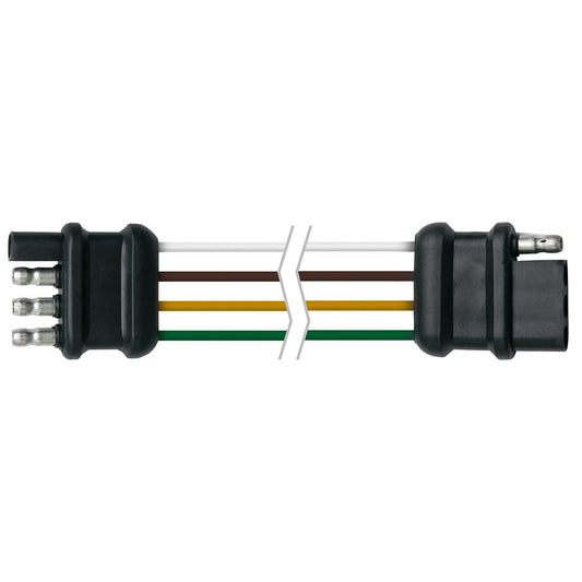 Ancor Trailer Connector-Flat 4-Wire - 12" Loop [249101] - Twin Screws Marine Service