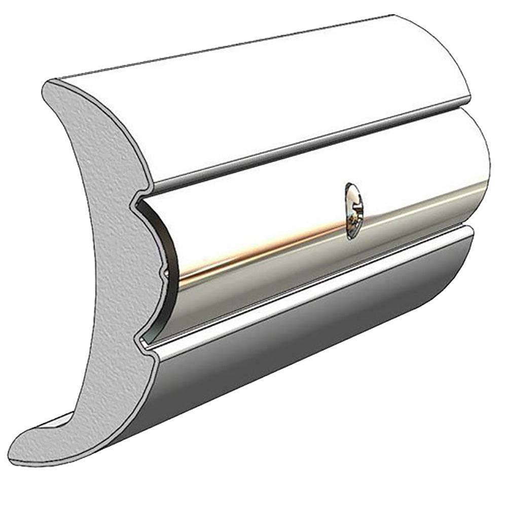 TACO Rigid Vinyl Flex-Core Rub Rail 2" x 7/8" - Frosty White 60 [V21-9906WHC60D-1] - Twin Screws Marine Service