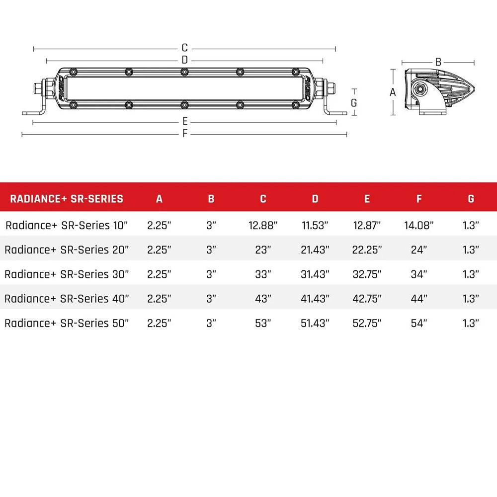 RIGID Industries Radiance+ SR-Series LED Light - 8 Option RGBW Backlight - 30" [230603] - Twin Screws Marine Service