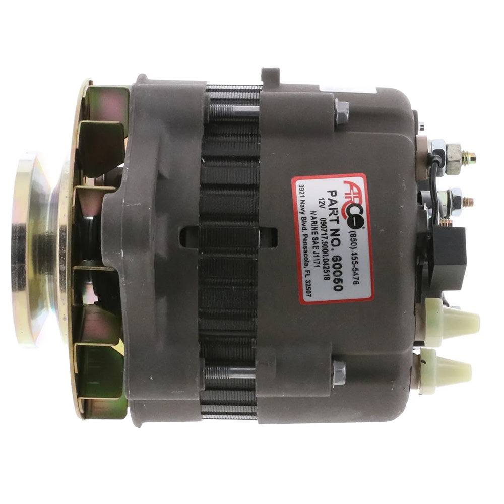 ARCO Marine Premium Replacement Alternator w/Single Groove Pulley - 12V, 55A [60050] - Twin Screws Marine Service