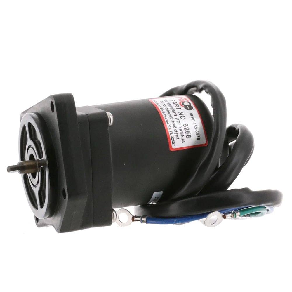 ARCO Marine Replacement Outboard Tilt Trim Motor - Yamaha-4 Bolt, 5/8" Flat Blade Shaft [6258] - Twin Screws Marine Service