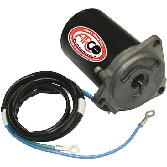 ARCO Marine Replacement Outboard Tilt Trim Motor - Yamaha, 2-Wire, 3 Bolt, Flat Blade Shaft [6263] - Twin Screws Marine Service