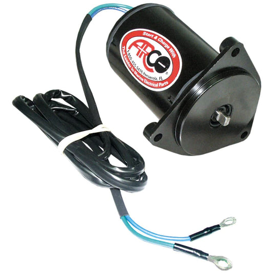 ARCO Marine Replacement Outboard Tilt Trim Motor - Yamaha, 2-Wire, 3 Bolt, Flat Blade [6260] - Twin Screws Marine Service