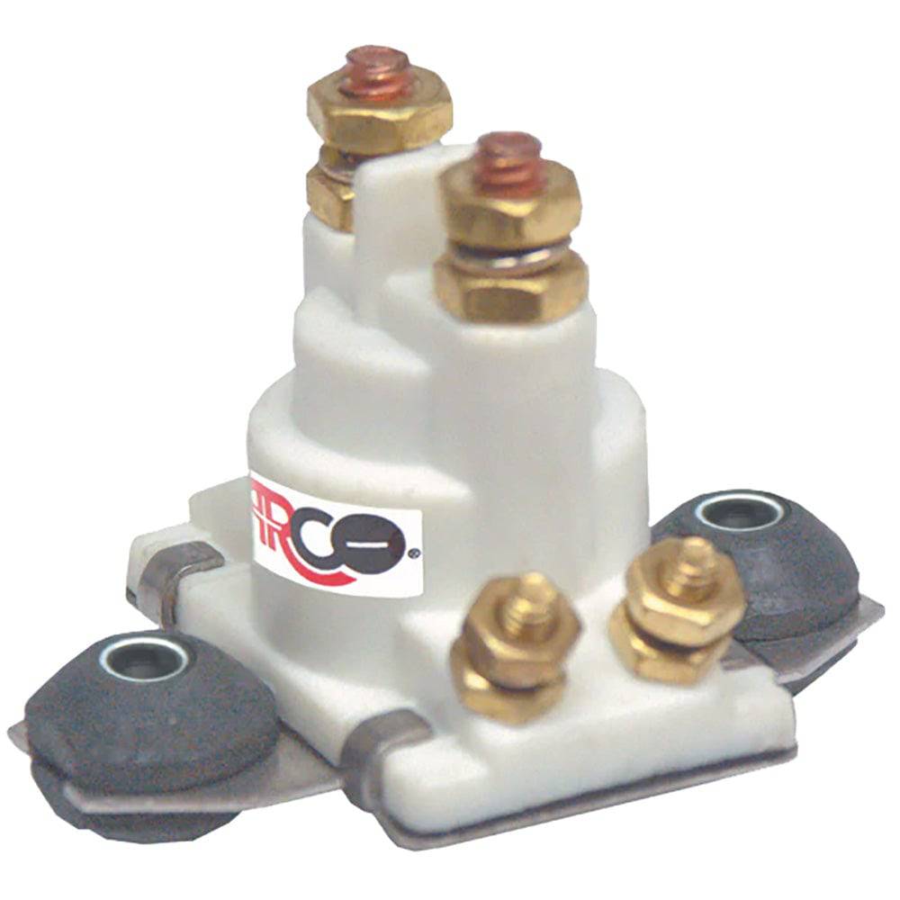 ARCO Marine Outboard Solenoid w/Flat Isolated Base  White Housing [SW097] - Twin Screws Marine Service